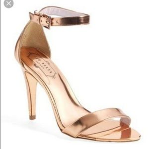 Rose gold heels